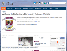 Tablet Screenshot of blakestowncs.ie